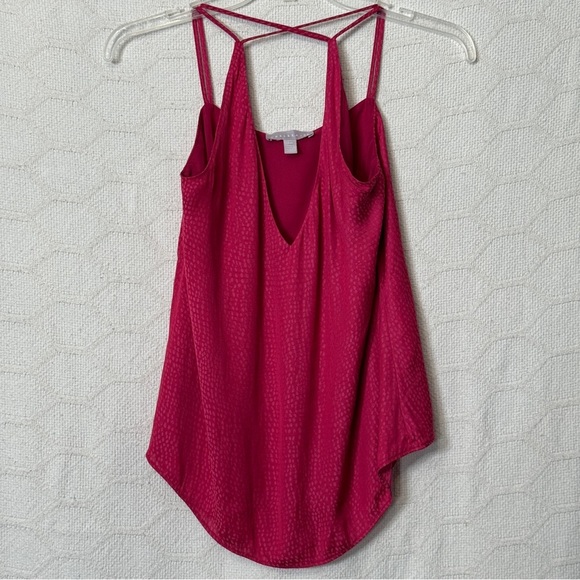 Chelsea28 Pink Textured Strappy Cami Top | XXS - Picture 2 of 6